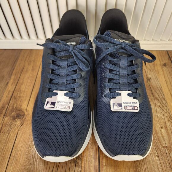 Skechers Slip-Ins Glide Step Swift Men\'s 9.5 Navy Blue Walking Hands Free Shoes main image 4